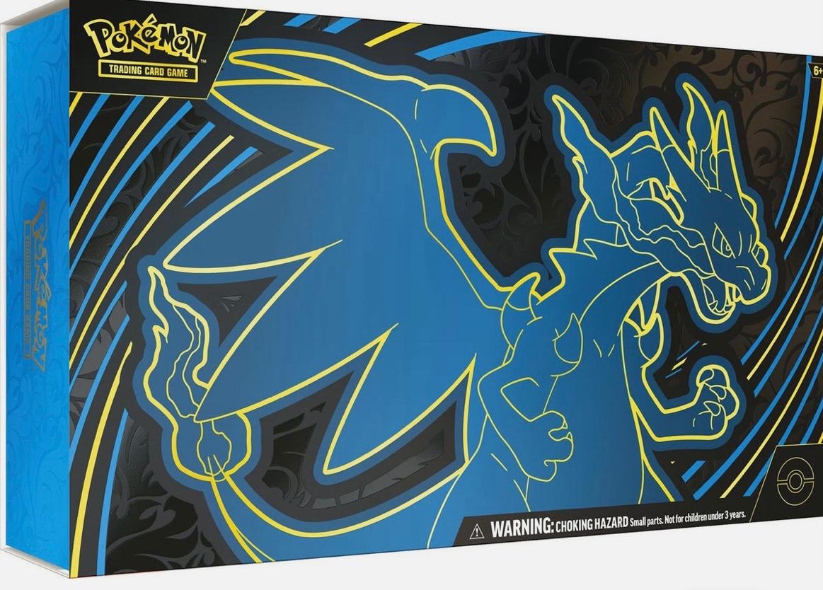 Phantasmal Flames With Magnetic Acrylic Protective Case - Mega Charizard X Ex Ultra-Premium Collection