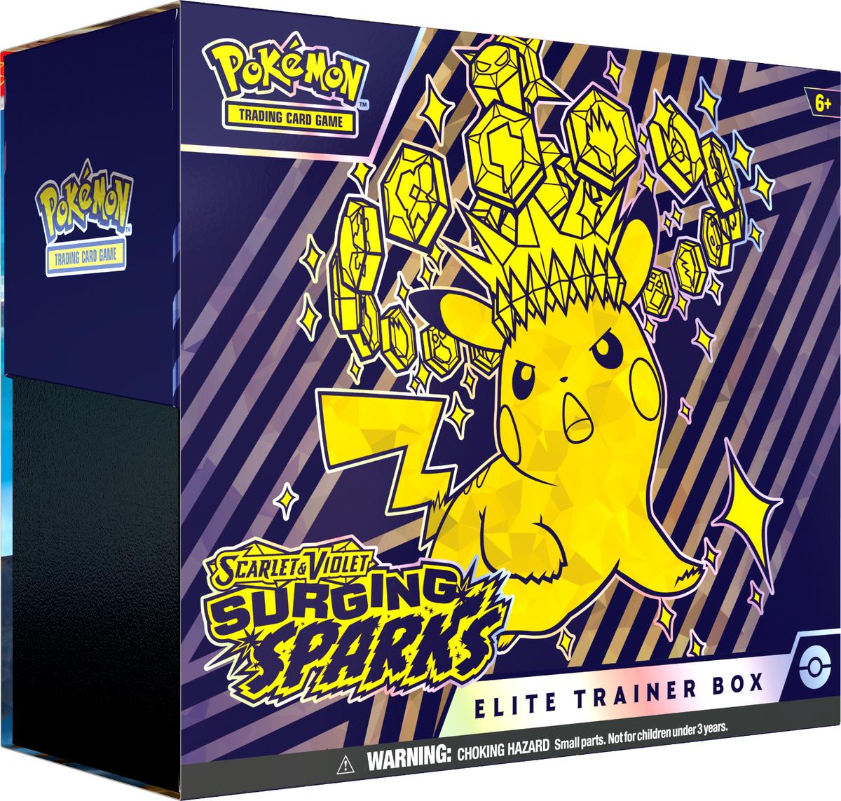 Surging Sparks With Magnetic Acrylic Protective Case - Elite Trainer Box
