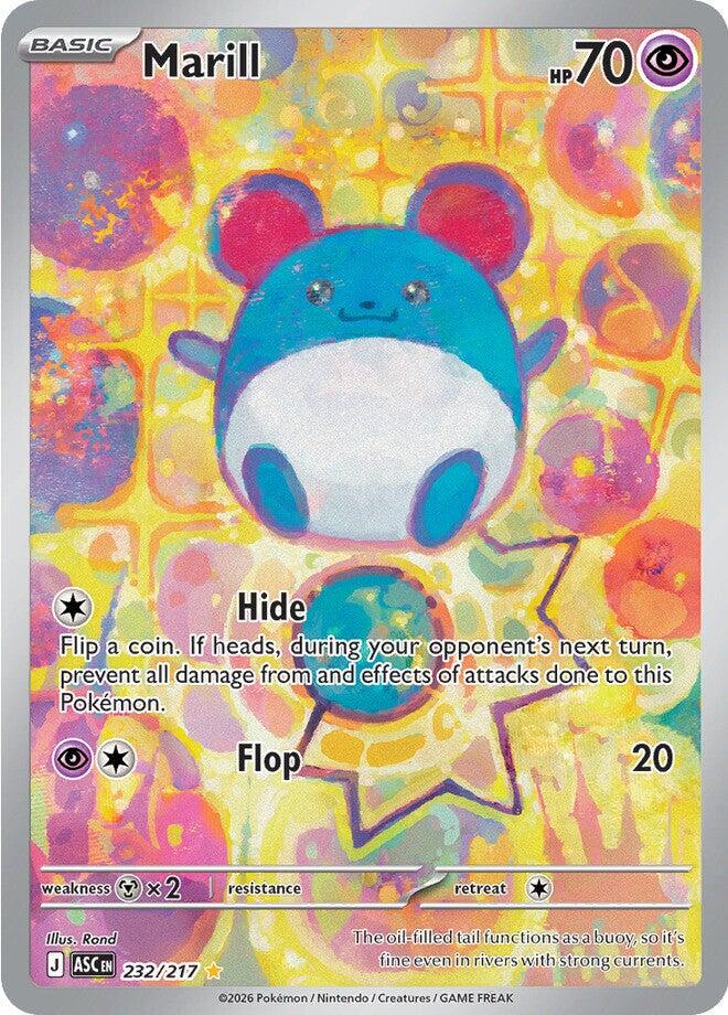 Marill - 232/217 - Illustration Rare - Ascended Heroes