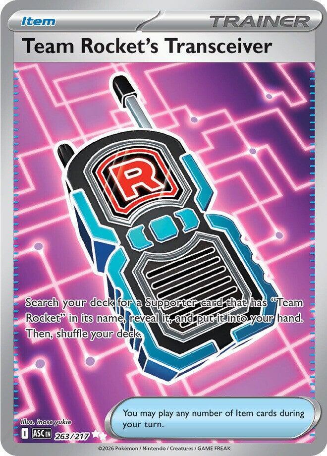 Team Rocket's Transceiver - 263/217 - Ultra Rare - Ascended Heroes