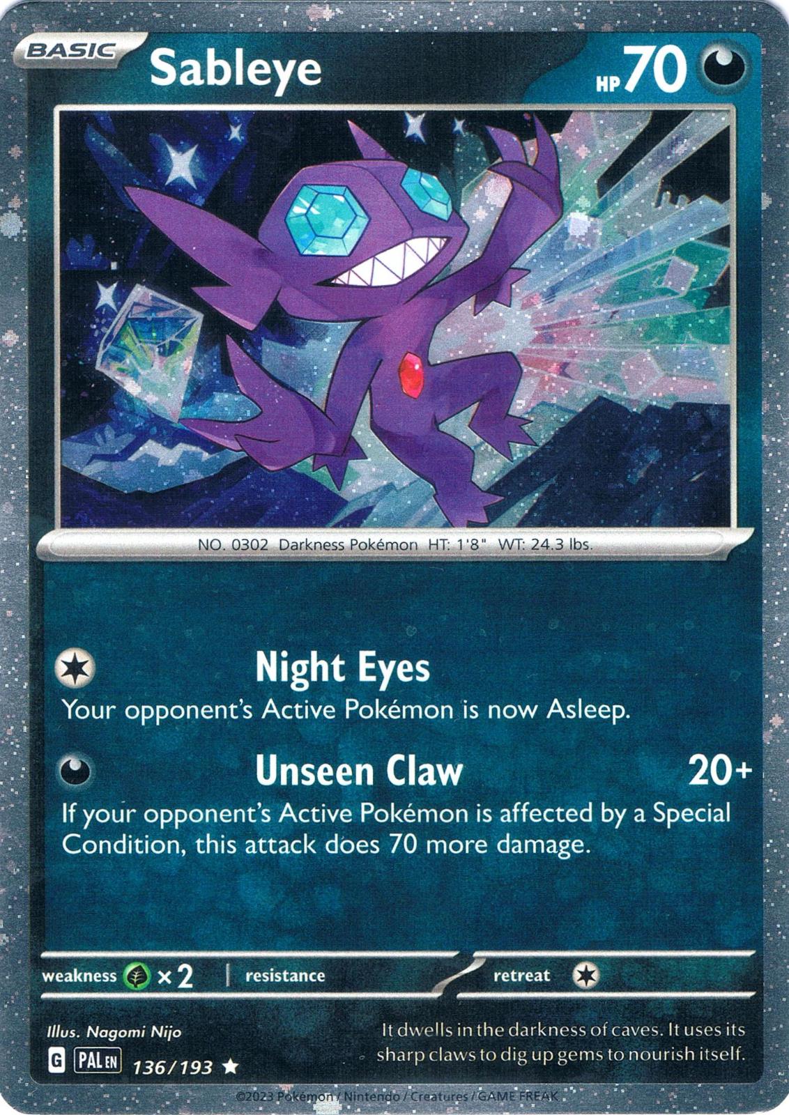 Sableye [Cosmos Holo]