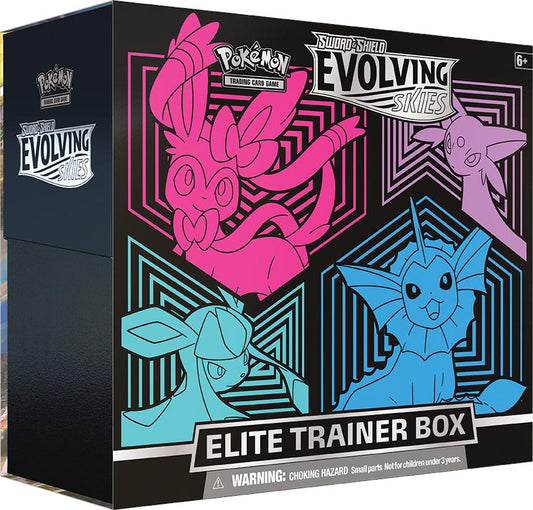 Evolving Skies With Magnetic Acrylic Protective Case - Elite Trainer Box
