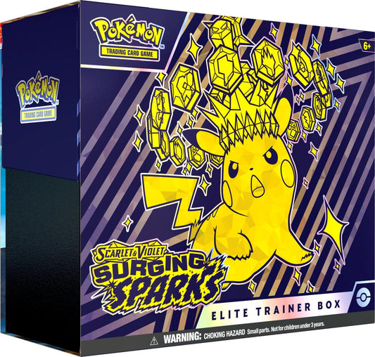 Surging Sparks With Magnetic Acrylic Protective Case - Elite Trainer Box