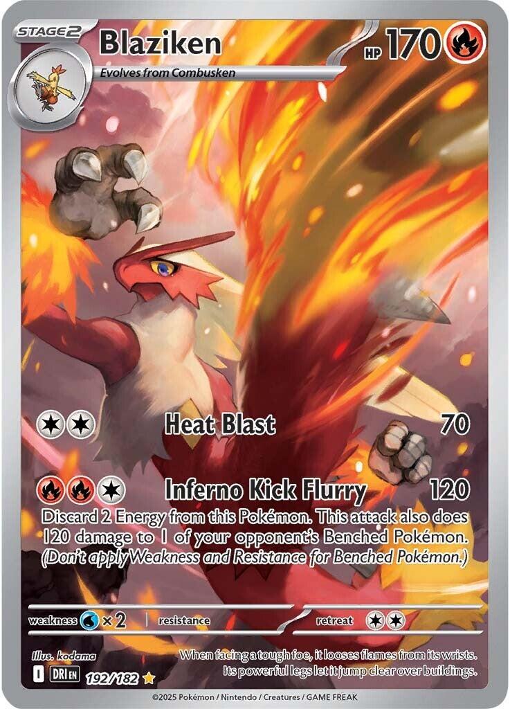 Blaziken - 192/182 - Illustration Rare - Destined Rivals