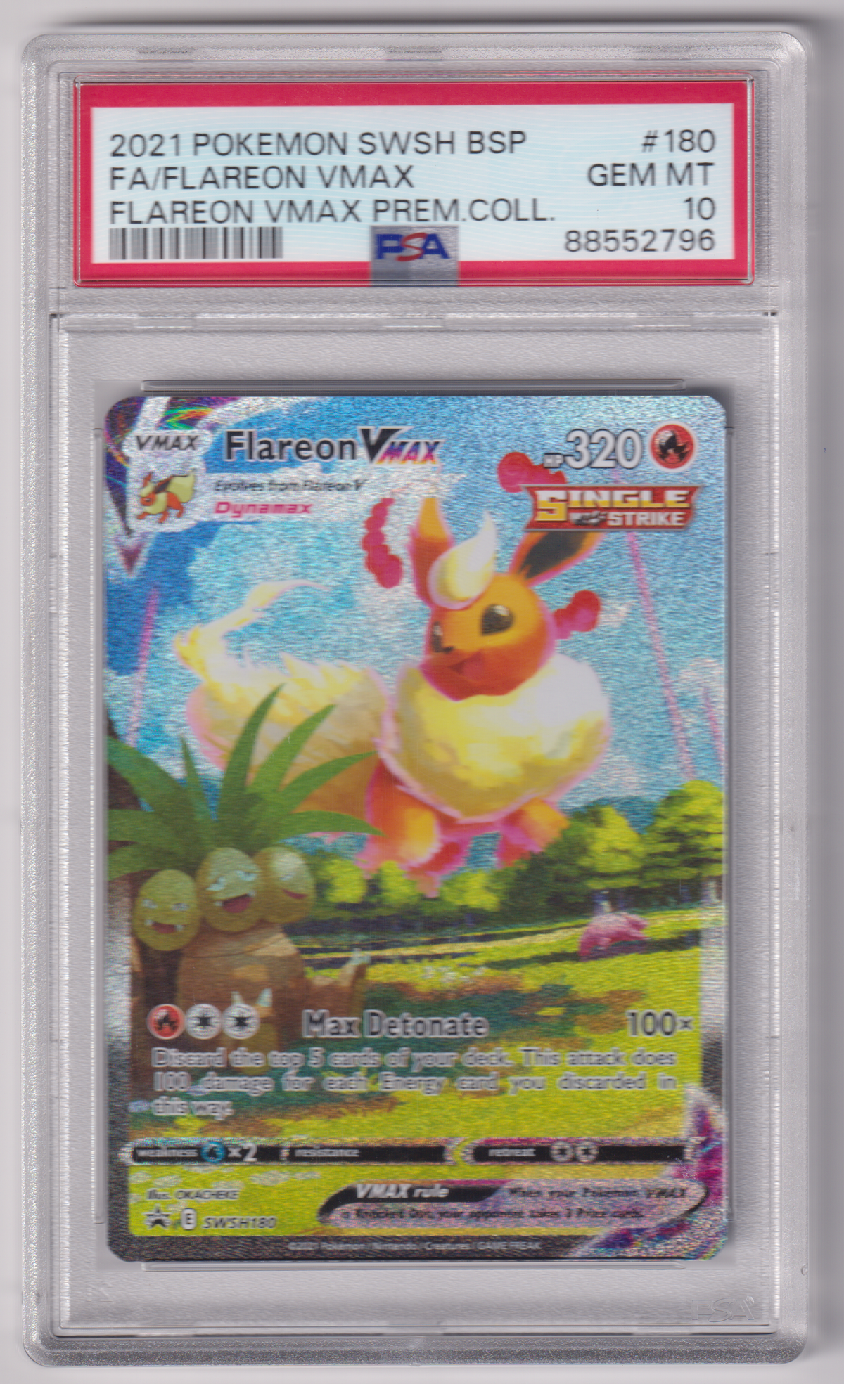 PSA 10 Flareon VMAX - SWSH180 - Promo - Promo