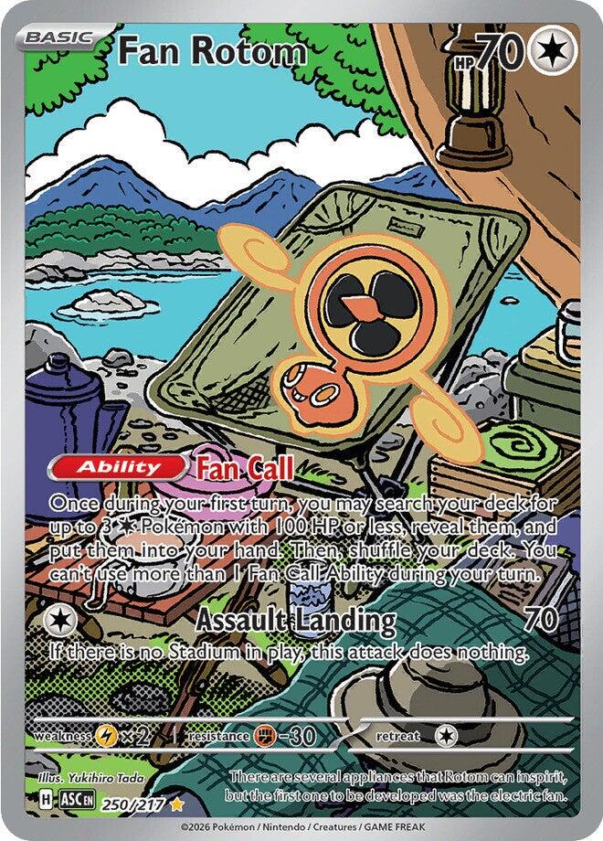 Fan Rotom - 250/217 - Illustration Rare - Ascended Heroes