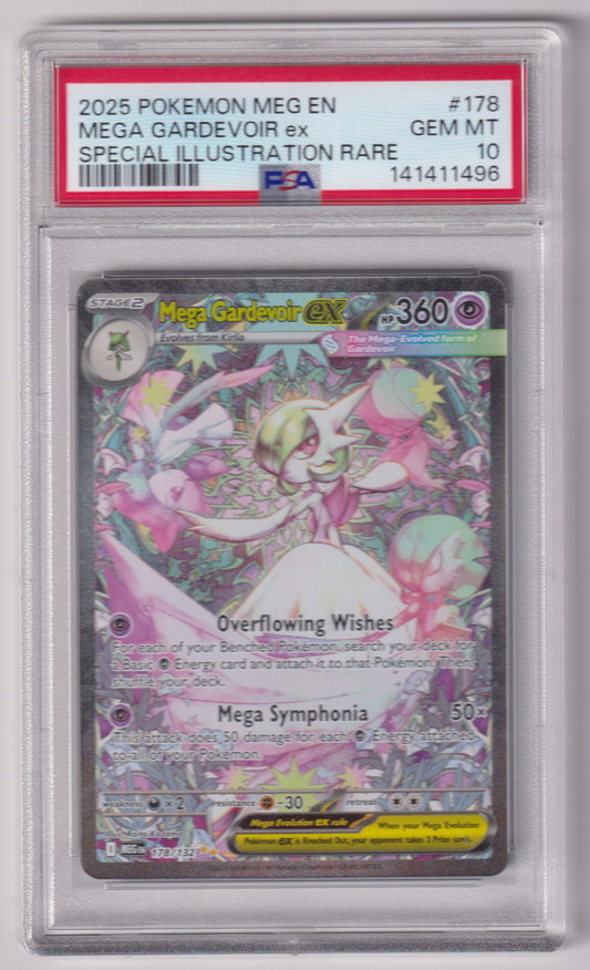 PSA 10 Mega Gardevoir ex - 178/132 - Special Illustration Rare - Mega Evolution