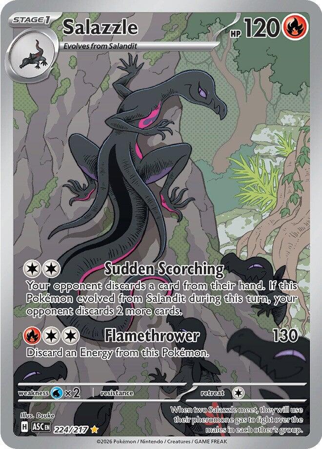 Salazzle - 224/217 - Illustration Rare - Ascended Heroes