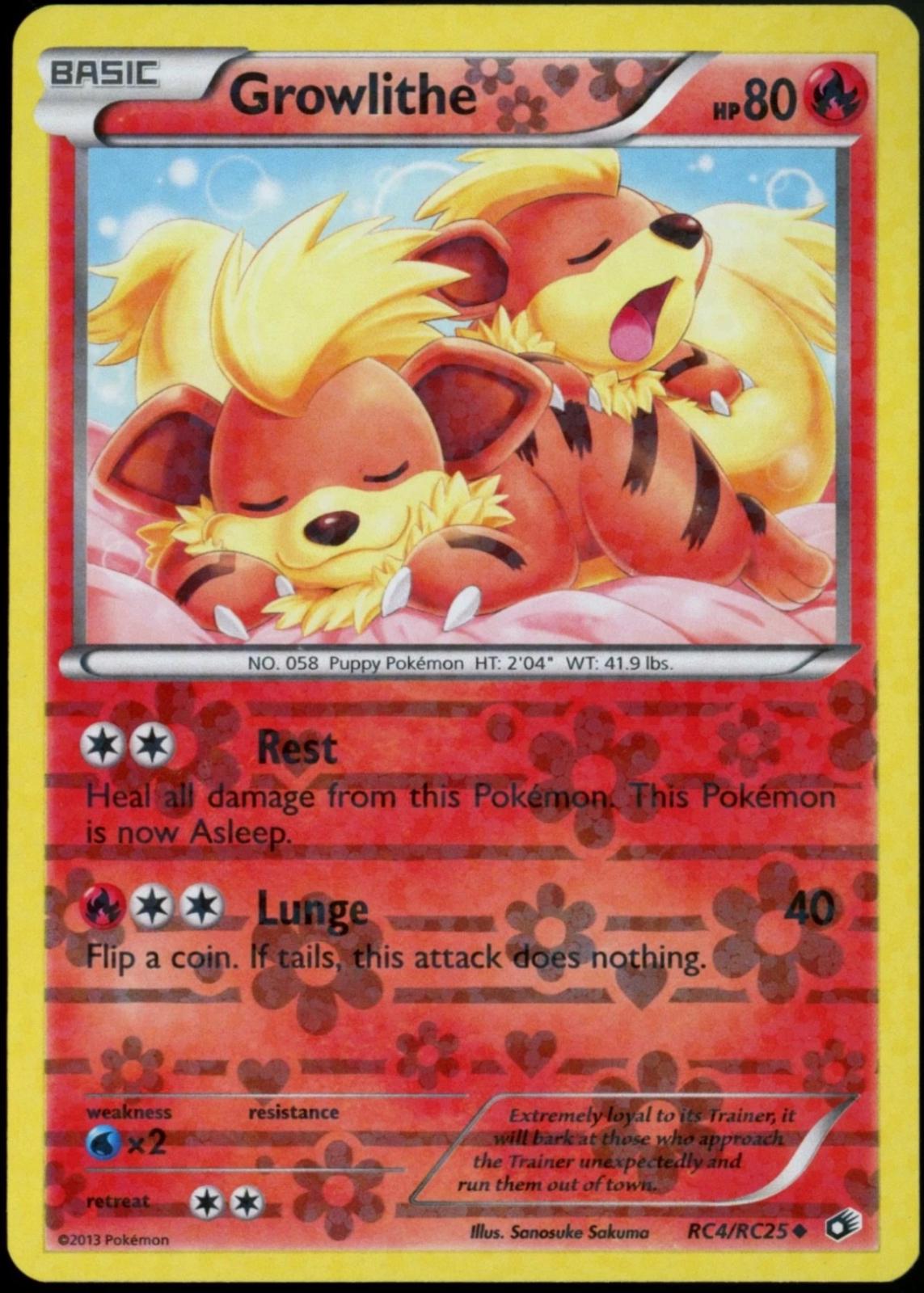 Growlithe - RC4/RC25 - Uncommon - Legendary Treasures