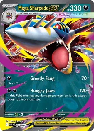 Mega Sharpedo ex